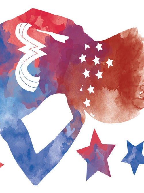 Stickers repositionnables - Wonder Woman - 36.5 cm x 17 cm - Kiabi