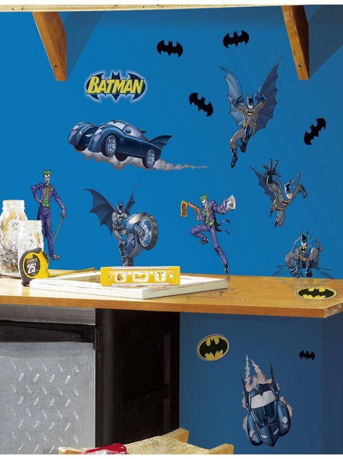 Stickers repositionnables Batman le gardien de Gotham DC Comics 25,4CM X 45,7CM - Kiabi