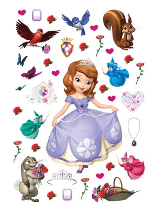 Stickers repositionnables Disney - Pincesse Sofia - 42.5CM x 65 CM