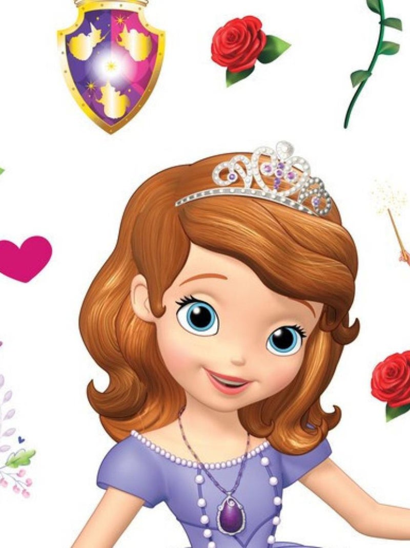 Stickers repositionnables Disney - Pincesse Sofia - 42.5CM x 65 CM Multicolore - Kiabi