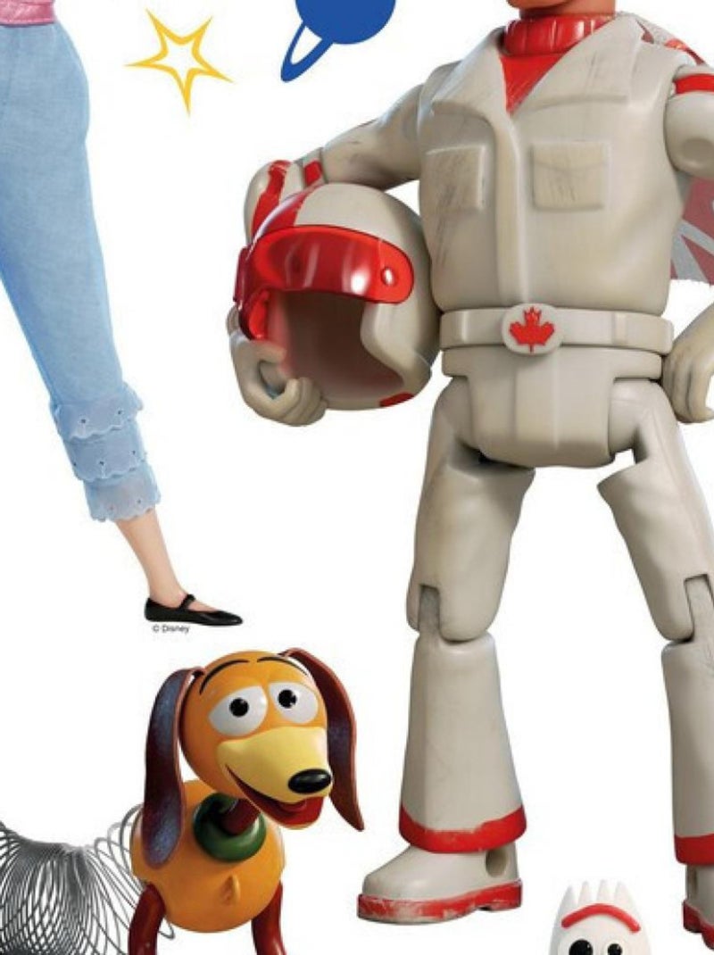 Stickers repositionnables Disney - Toy Story 4 - 42.5CM x 65 CM Multicolore - Kiabi