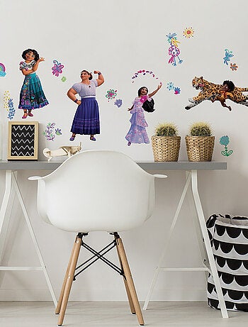 Stickers repositionnables Disney Encanto multi-éléments 23 x 43 cm