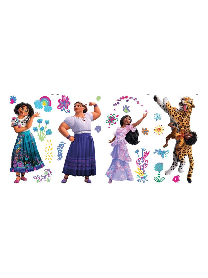 Stickers repositionnables Disney Encanto multi-éléments 23 x 43 cm Multicolore - Kiabi