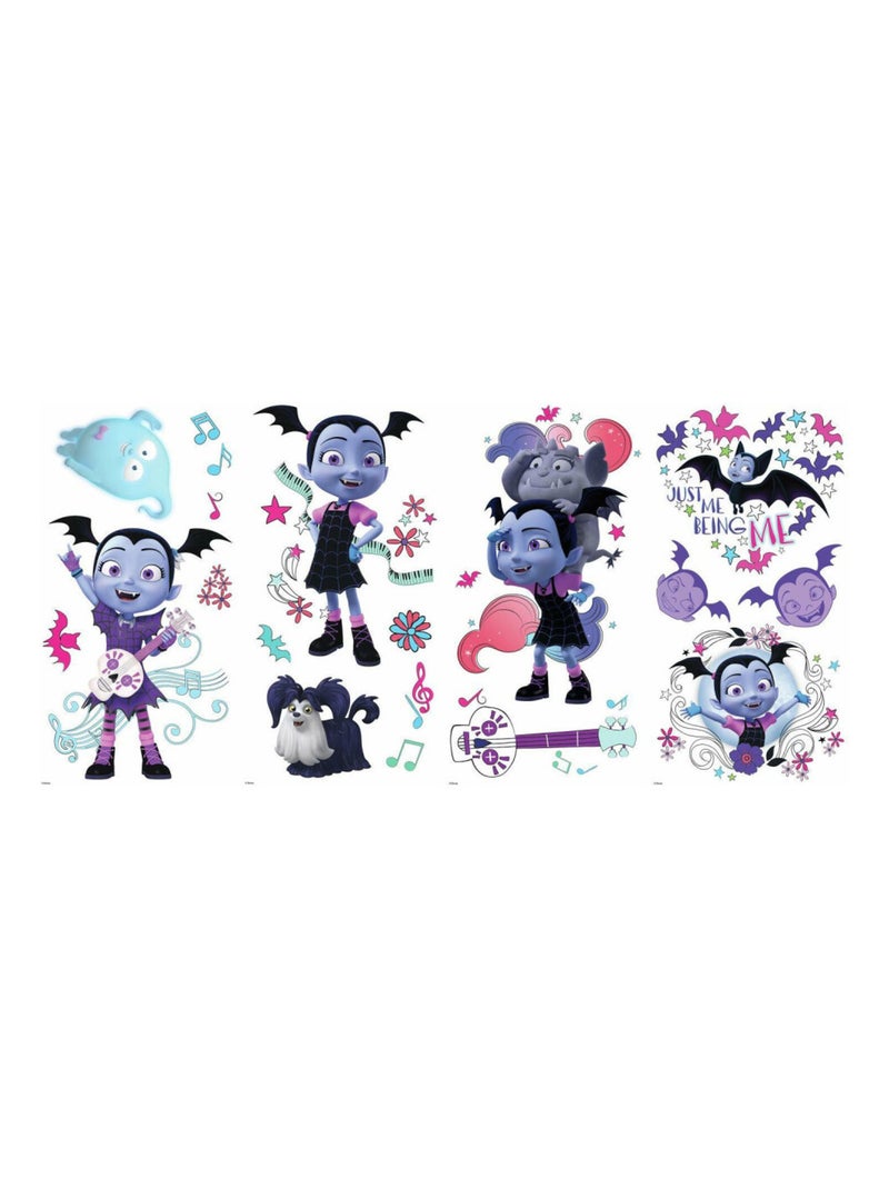 Stickers repositionnables Disney Vampirina Spooktacular DISNEY - 22x44 cm Multicolore - Kiabi