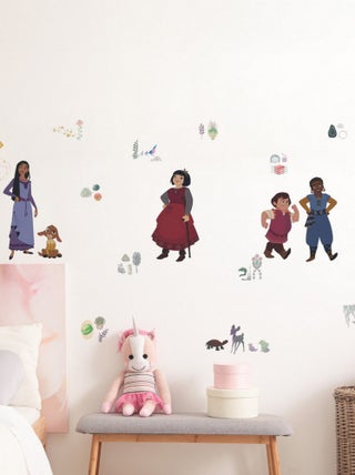 Stickers repositionnables Disney Wish Asha et ses amis