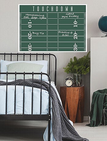 Stickers repositionnables et effaçables - Terrain de Football Américain Touchdown