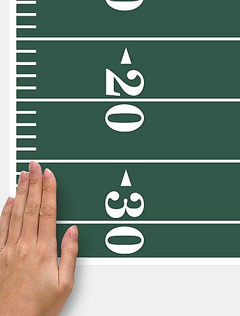 Stickers repositionnables et effaçables - Terrain de Football Américain Touchdown