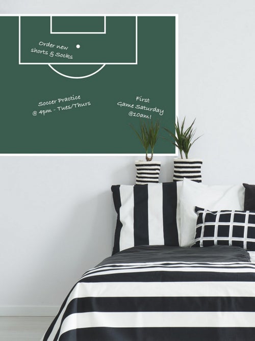 Stickers repositionnables et effaçables - Terrain de Football - Kiabi