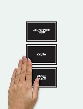 Stickers repositionnables étiquettes ardoise personnalisables
