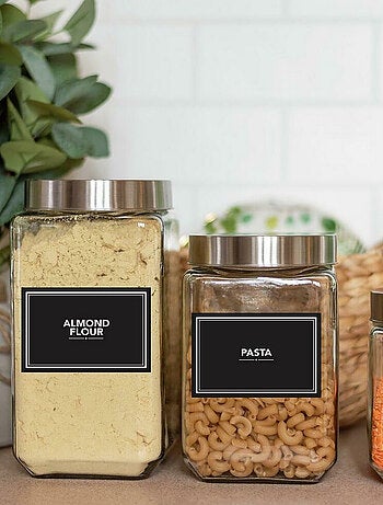 Stickers repositionnables étiquettes ardoise personnalisables