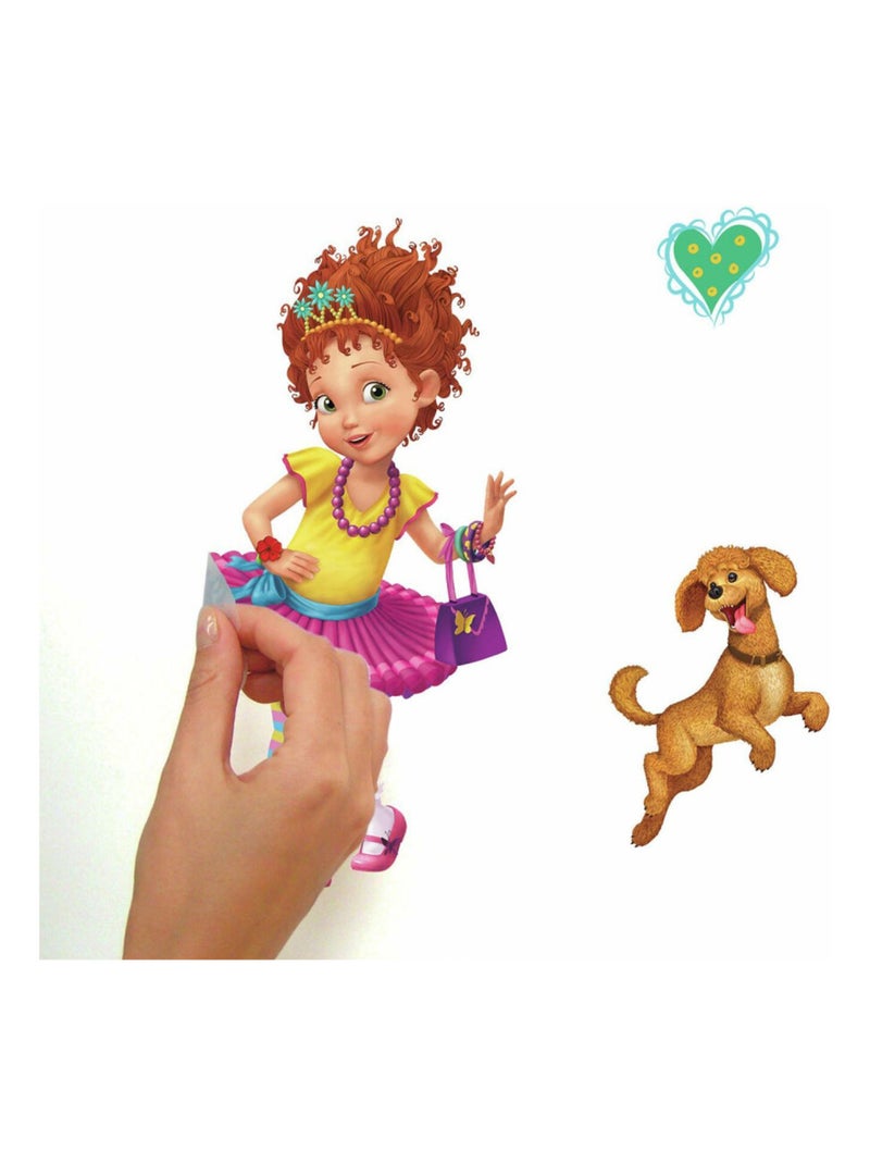Stickers repositionnables Fancy Nancy DISNEY - 22x44 cm Rose - Kiabi