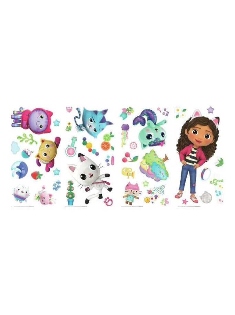 Stickers repositionnables Gabby et ses amis Multicolore - Kiabi