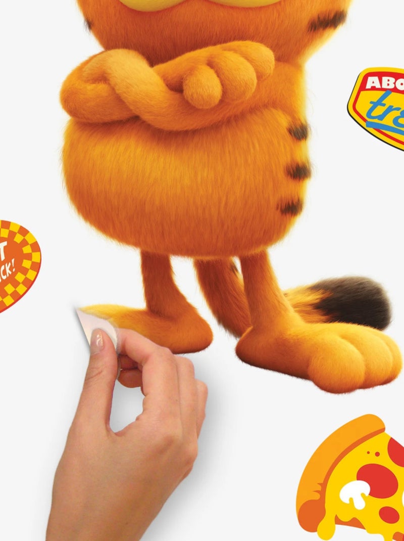 Stickers repositionnables Garfield le Film 31 pièces - 49,53x86,94 cm Multicolore - Kiabi