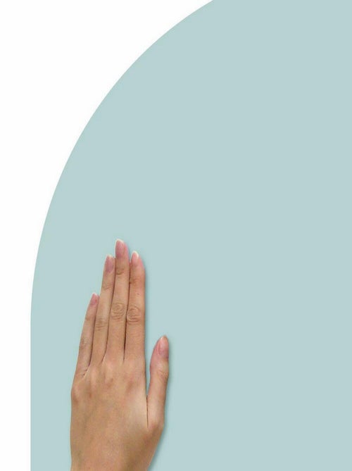 Stickers repositionnables grande arche bleu ciel - Kiabi