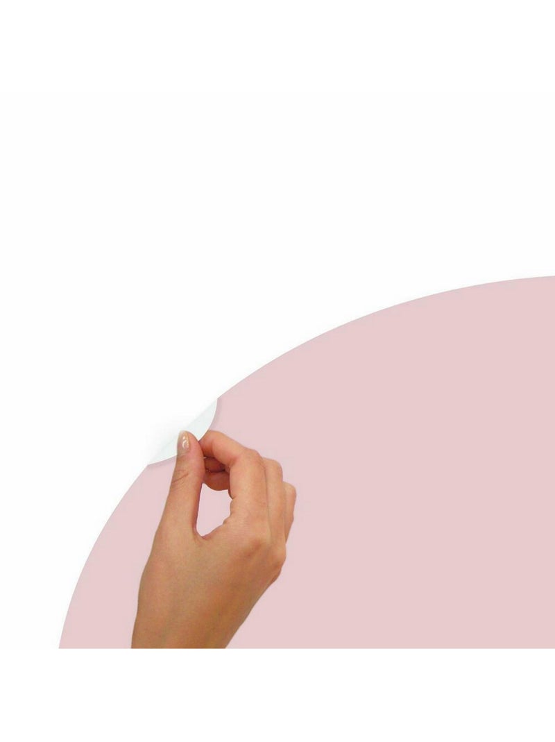 Stickers repositionnables grande arche rose Rose - Kiabi