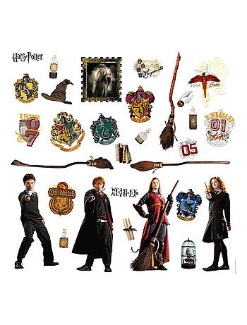 Stickers repositionnables Harry Potter 25,4CM X 45,7CM