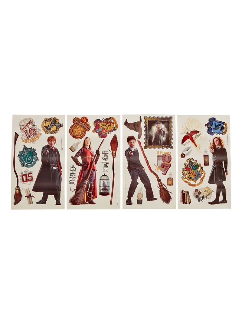 Stickers repositionnables Harry Potter 25,4CM X 45,7CM Multicolore - Kiabi
