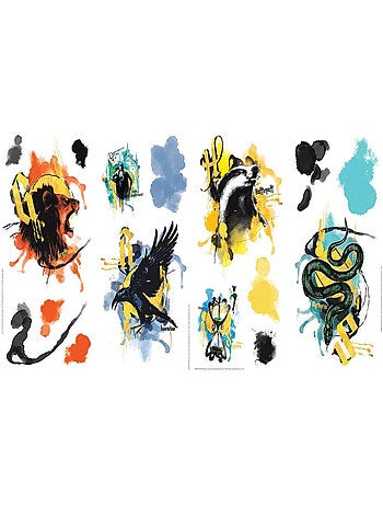 Stickers repositionnables Harry Potter La Maison Poudlard