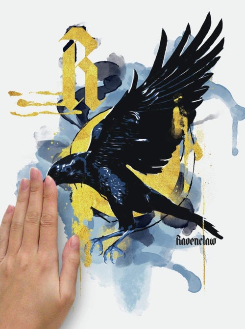 Stickers repositionnables Harry Potter La Maison Poudlard - Kiabi