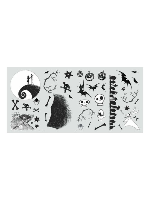 Stickers repositionnables Jack and Sally  - 22x44cm - Kiabi