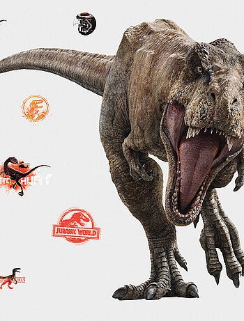 Stickers repositionnables Jurassic World : Fallen Kingdom - T-Rex