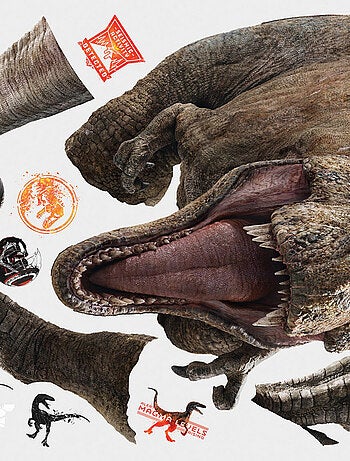 Stickers repositionnables Jurassic World : Fallen Kingdom - T-Rex