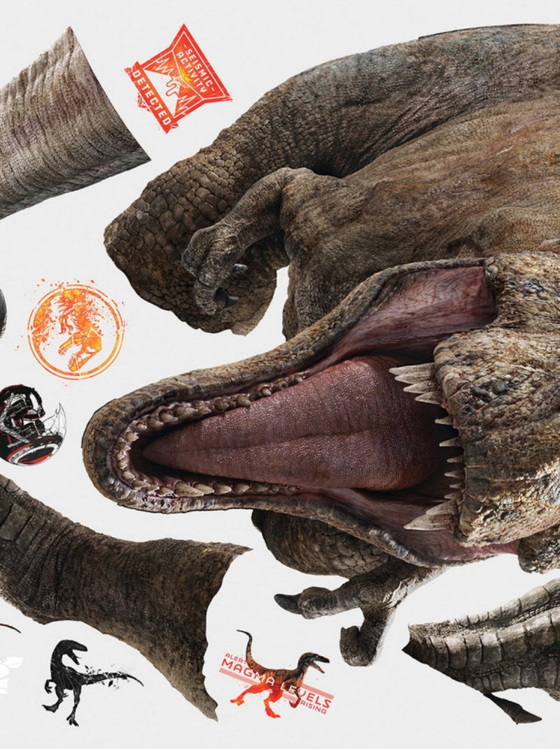 Stickers repositionnables Jurassic World : Fallen Kingdom - T-Rex Marron - Kiabi
