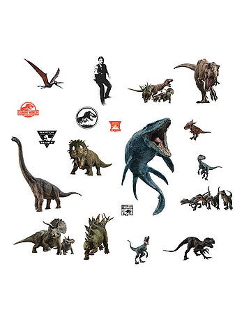 Stickers repositionnables Jurassic World : Fallen Kingdom