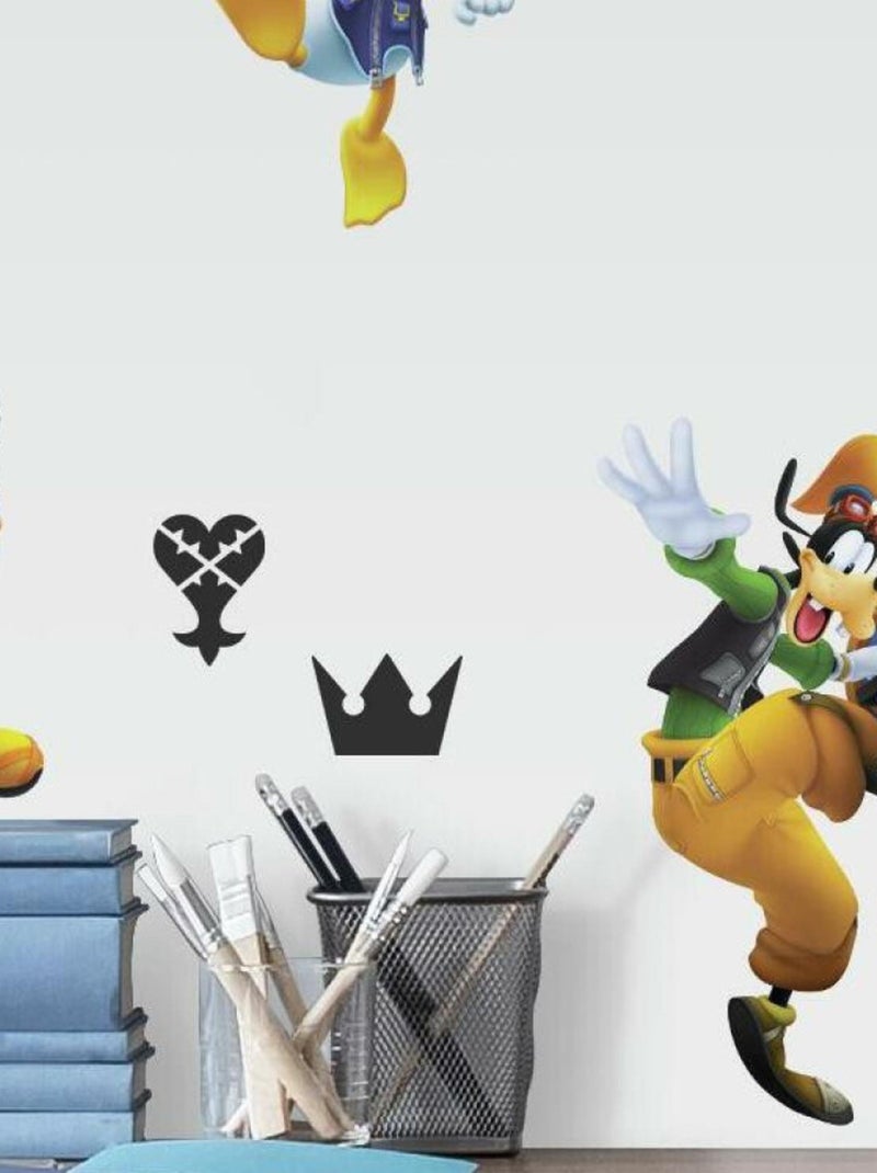 Stickers repositionnables Kingdom Hearts personnage DISNEY - 22x44cm Multicolore - Kiabi