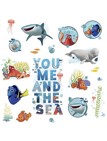 Stickers repositionnables Le Monde De Dory et ses amis de Disney 25,4CM X 45,7CM