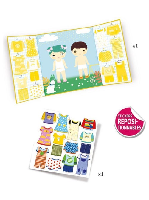 Stickers Repositionnables Les Habits - Kiabi