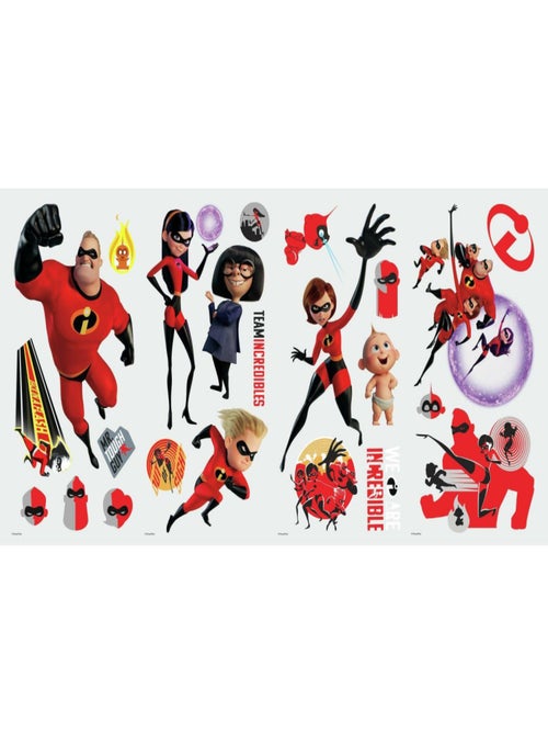Stickers repositionnables Les Indestuctibles 2 - 22x44 cm - Kiabi