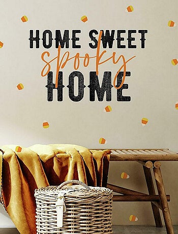 Stickers repositionnables lettres et motifs « Home Sweet Home »