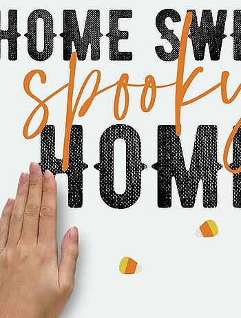 Stickers repositionnables lettres et motifs « Home Sweet Home »