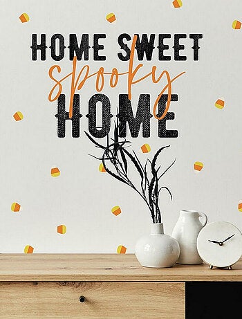 Stickers repositionnables lettres et motifs « Home Sweet Home »