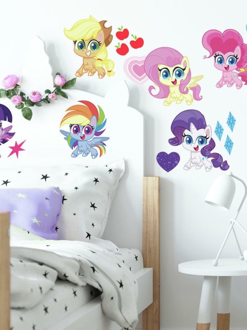 Stickers repositionnables My Little Pony Let's get magical - 43,8cm x 92,7cm - Kiabi