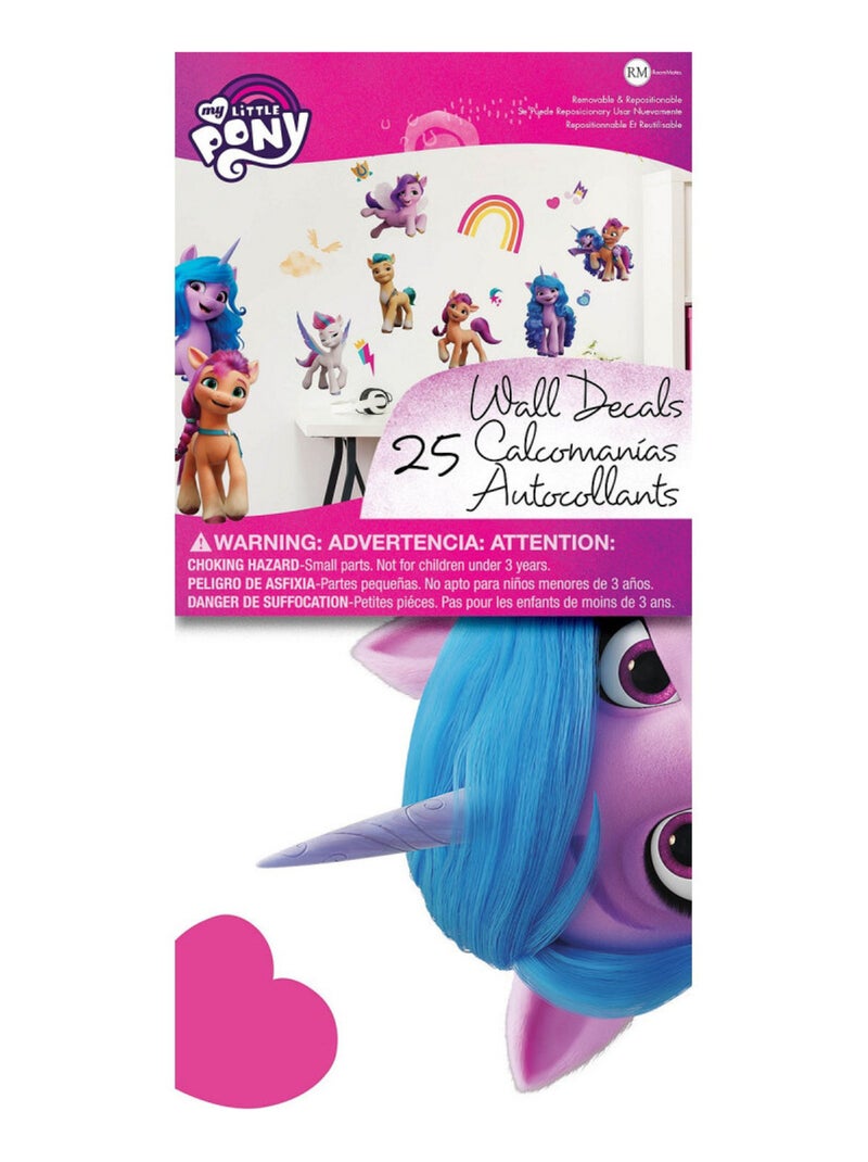 Stickers repositionnables My Little Pony Multicolore - Kiabi