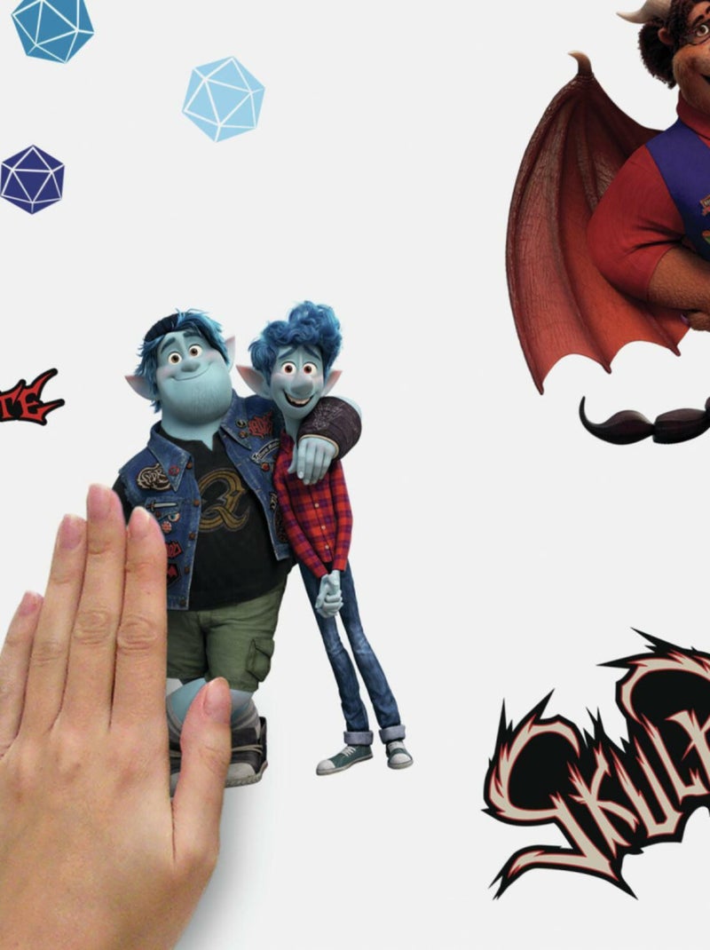 Stickers repositionnables Onward Lan - En Avant PIXAR - 22x44 cm Multicolore - Kiabi