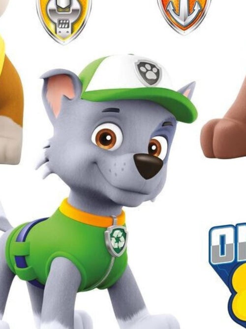 Stickers repositionnables Pat'Patrouille - modèle avec tous les personnages - 42.5CM x 65 CM - Kiabi