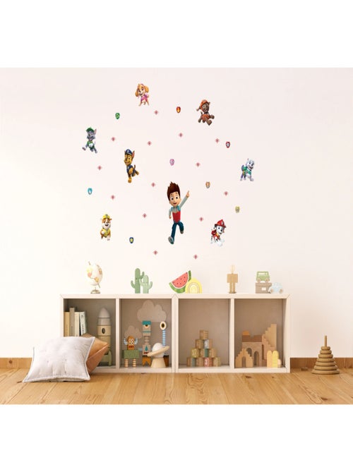 Stickers repositionnables Pat'Patrouille - modèle Ryder et ses amis - 42.5CM x 65 CM - Kiabi