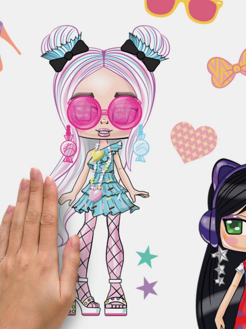 Stickers repositionnables Poupées Lol Boxy Girls Multicolore - Kiabi