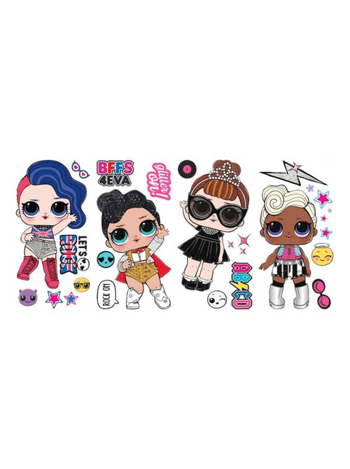 Stickers repositionnables Poupées LOL Surprise - Rockstar - Kiabi
