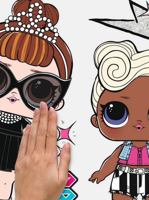 Stickers repositionnables Poupées LOL Surprise - Rockstar - Kiabi