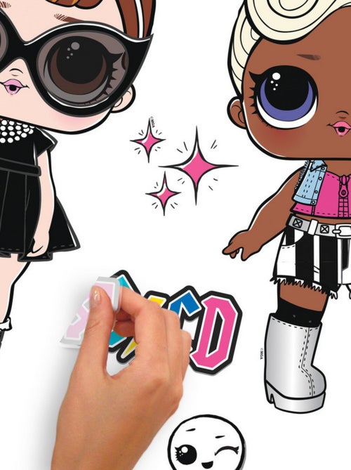 Stickers repositionnables Poupées LOL Surprise - Rockstar - Kiabi