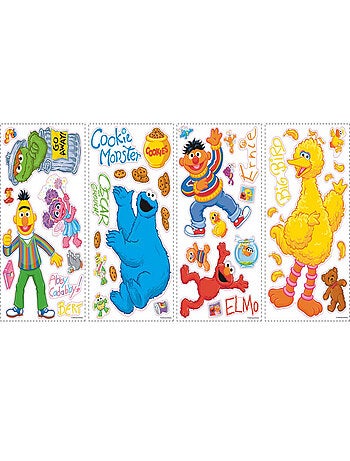 Stickers repositionnables Rue Sesame