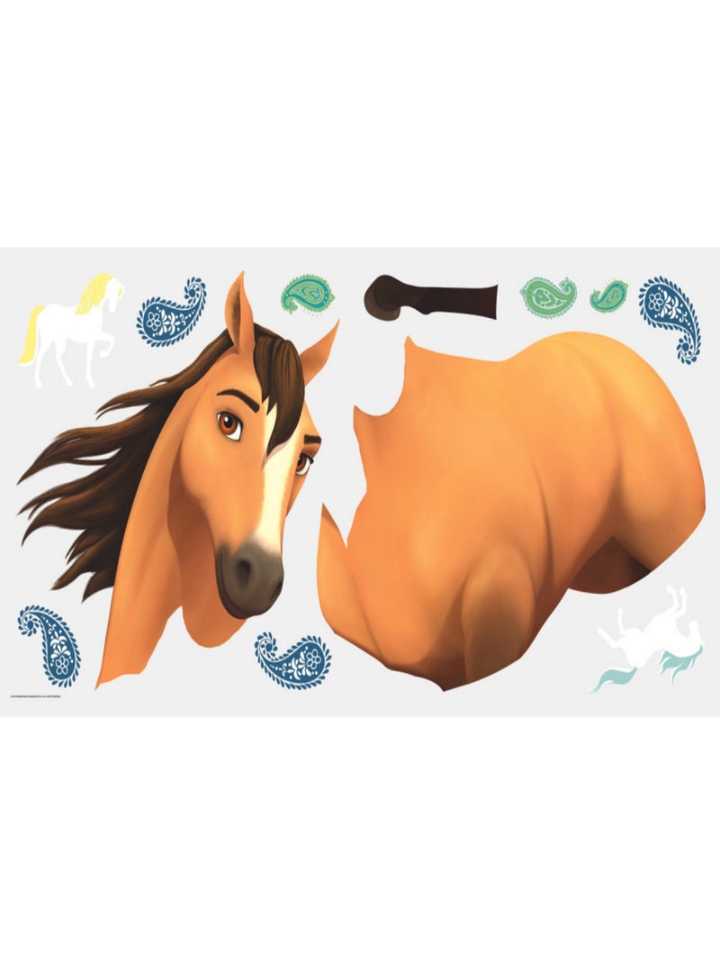 Stickers repositionnables Spirit : Au Galop en toute Liberté - Lucky Multicolore - Kiabi