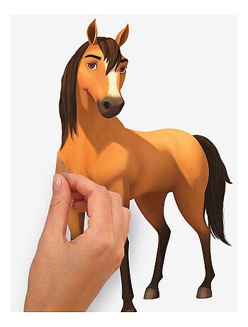Stickers repositionnables Spirit : Au Galop en toute Liberté