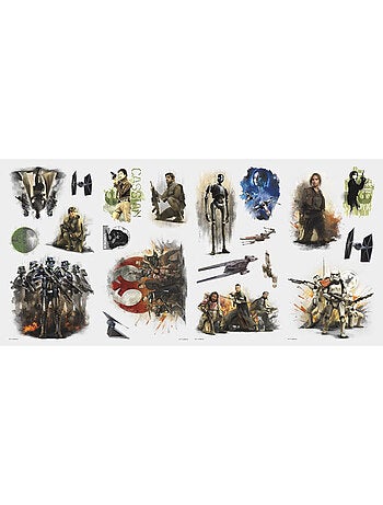 Stickers repositionnables Star Wars Rogue One 25,4CM X 45,7CM