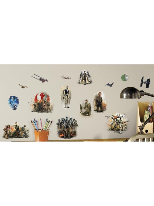 Stickers repositionnables Star Wars Rogue One 25,4CM X 45,7CM - Kiabi