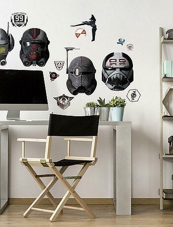 Stickers repositionnables Star Wars série Bad Batch casques